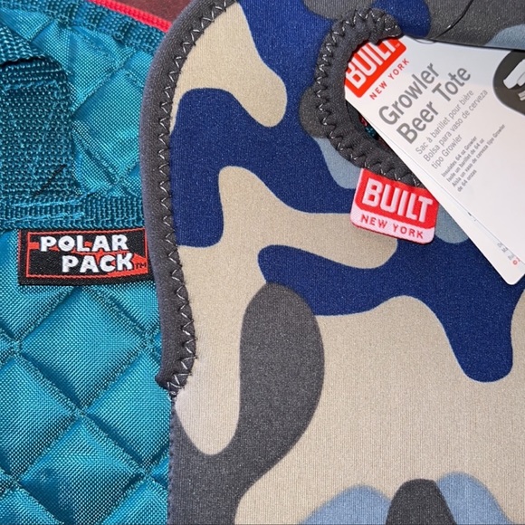 BEER BUNDLE 12 CAN INSULATED TOTE AND GROWLER TOTE - Picture 3 of 7